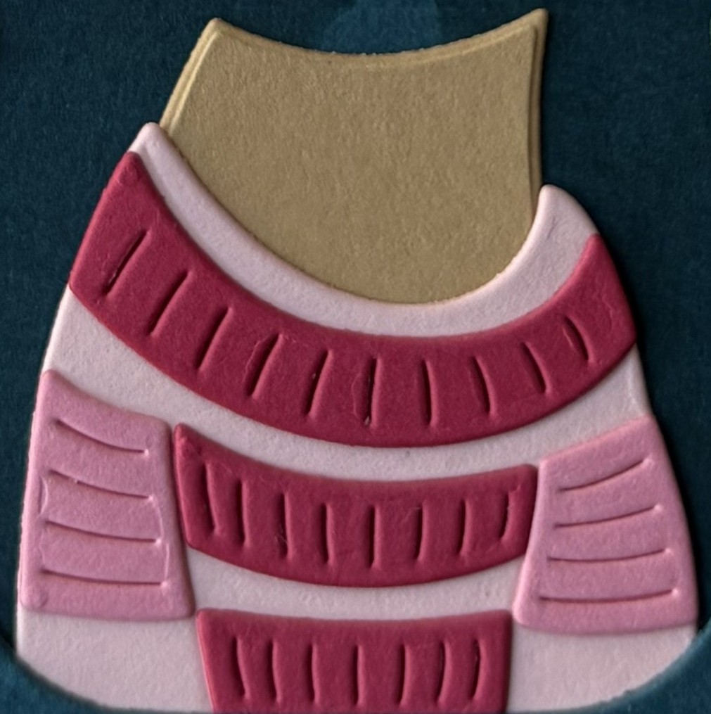 Assembled Fur-Ever Fabulous dog body die-cut