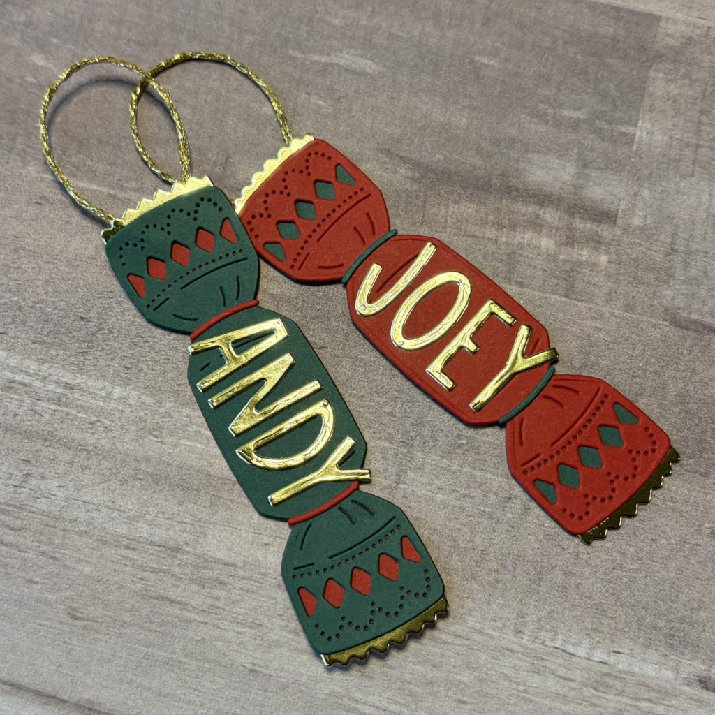 Personalized Christmas Cracker Tags