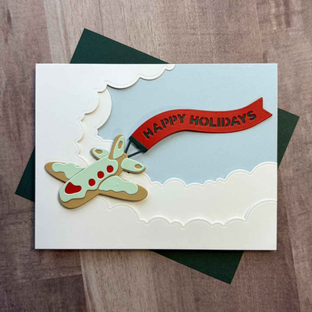Sugar Cookie Plane Card