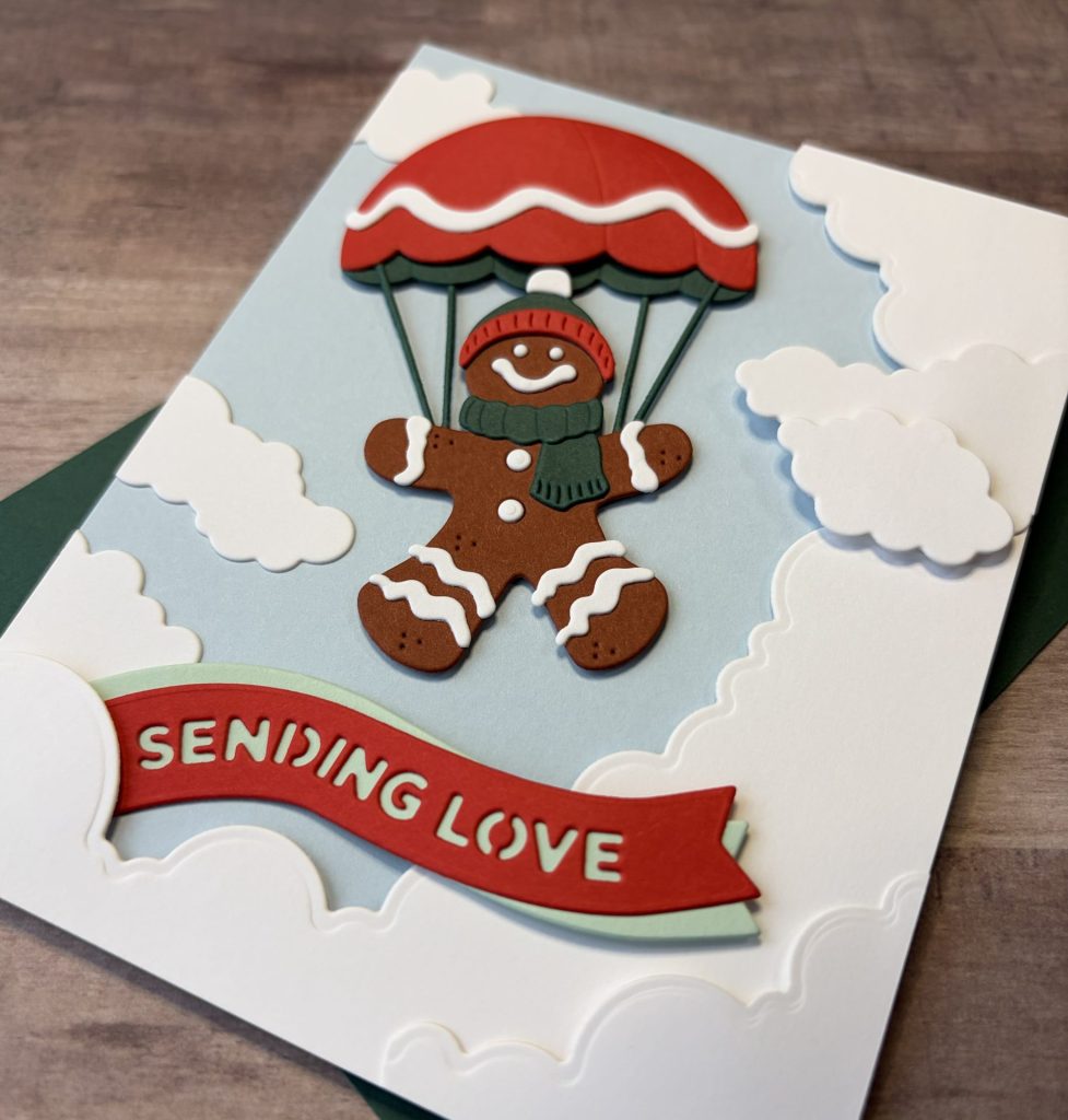 Candy Christmas Gingerbread Man Card