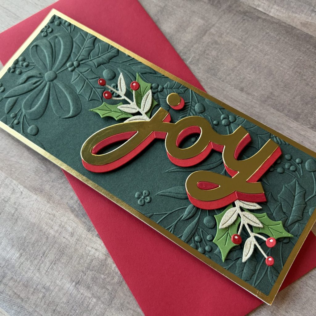 Joy Slimline Card