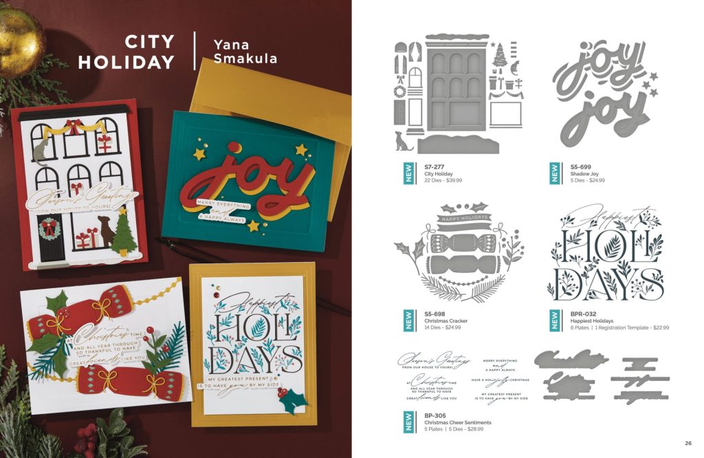 Spellbinders City Holiday Collection by Yana Smakula