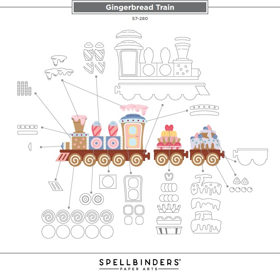 Gingerbread Train Assembly Guide