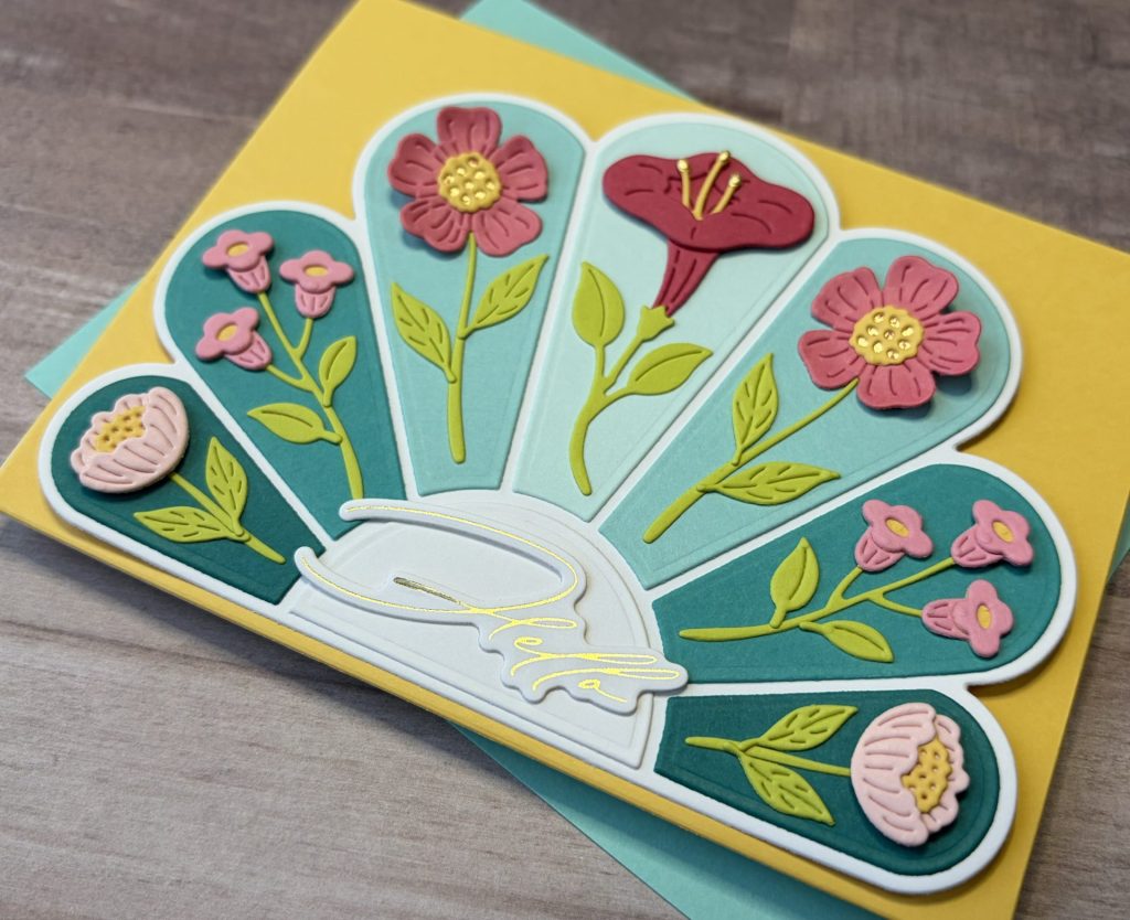 Spellbinders January Clubs Bloom Bright Card