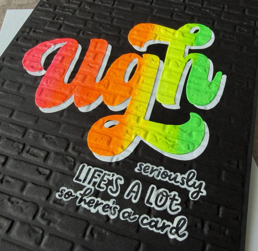 This is Life Neon Ugh Card