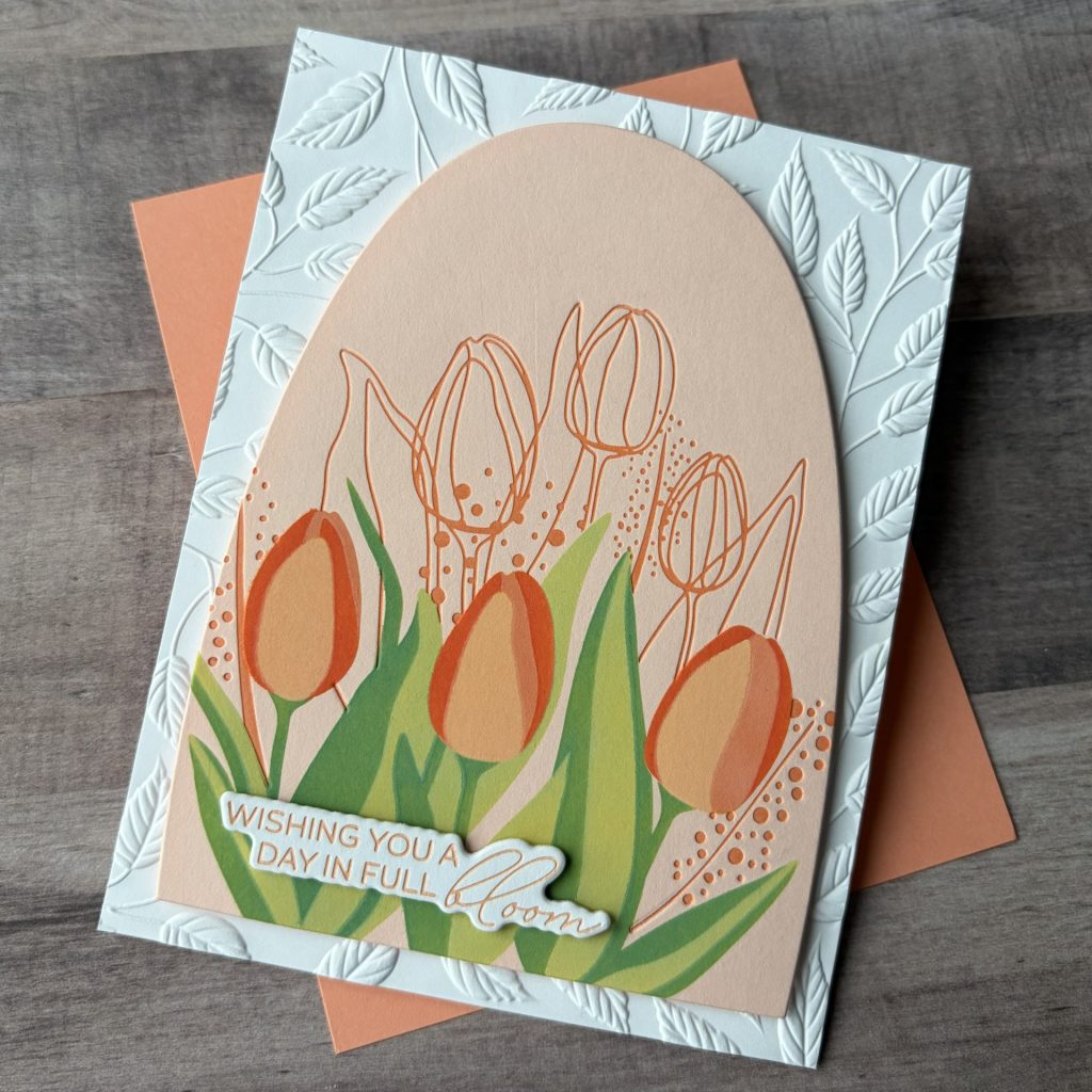 Spellbinders Press & Foil of the Month Card