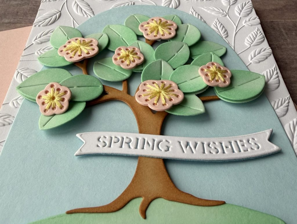 Spellbinders February Clubs - Stitching Die Card