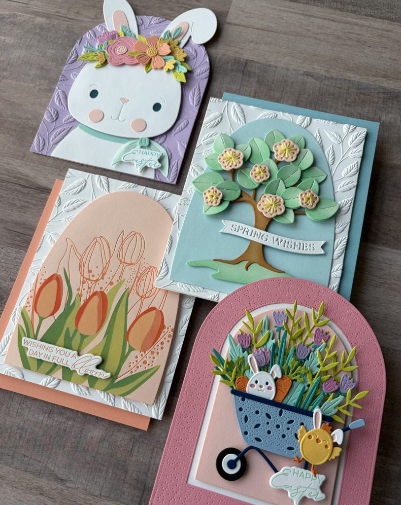 Spellbinders February Clubs - Season of Bloom Cards