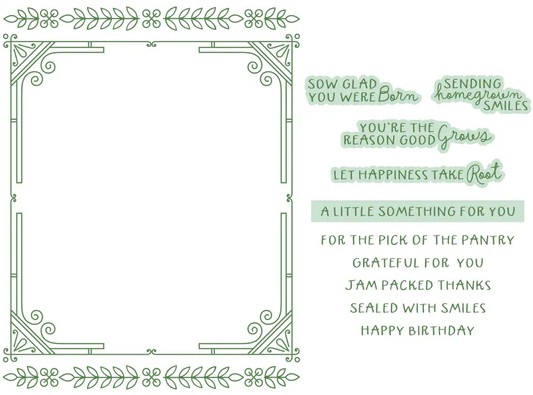 Press & Foil of the Month – Seed Co. Border