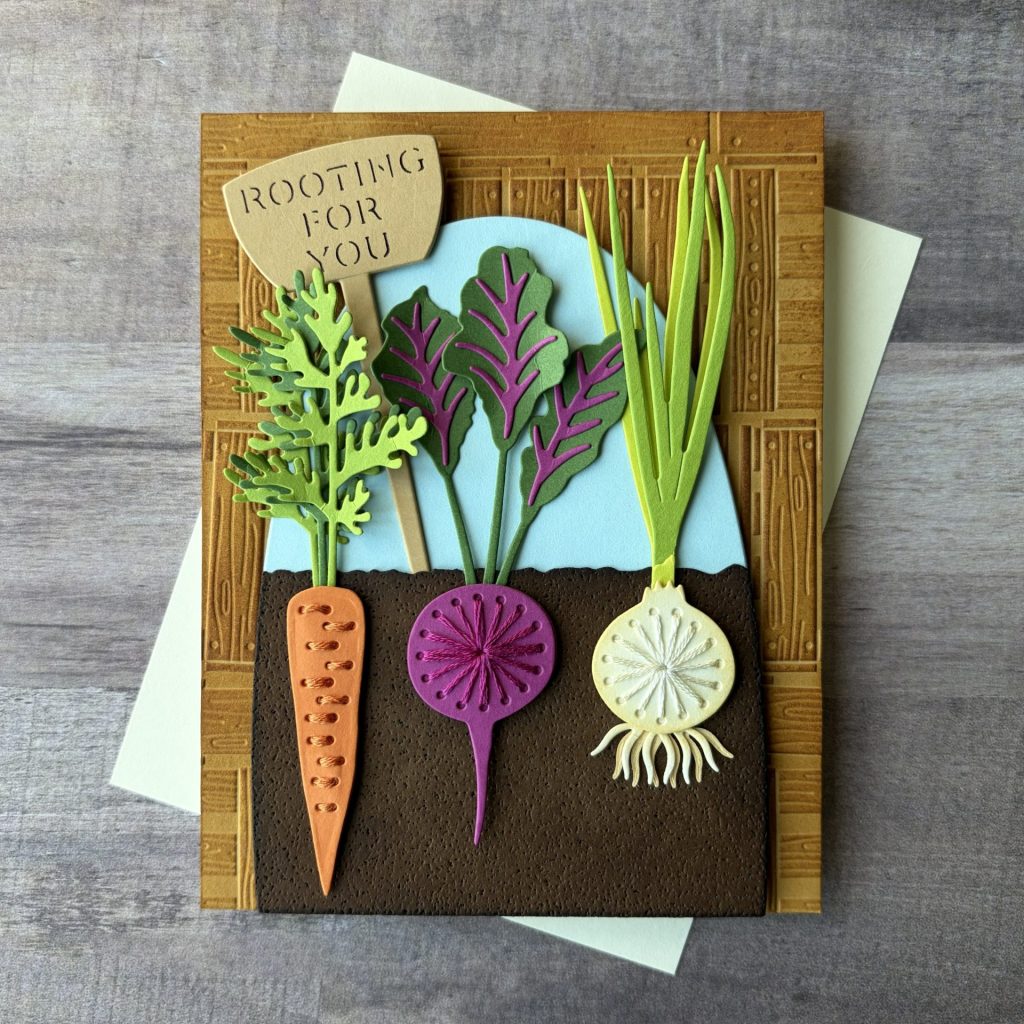 Stitched Garden Roots Card