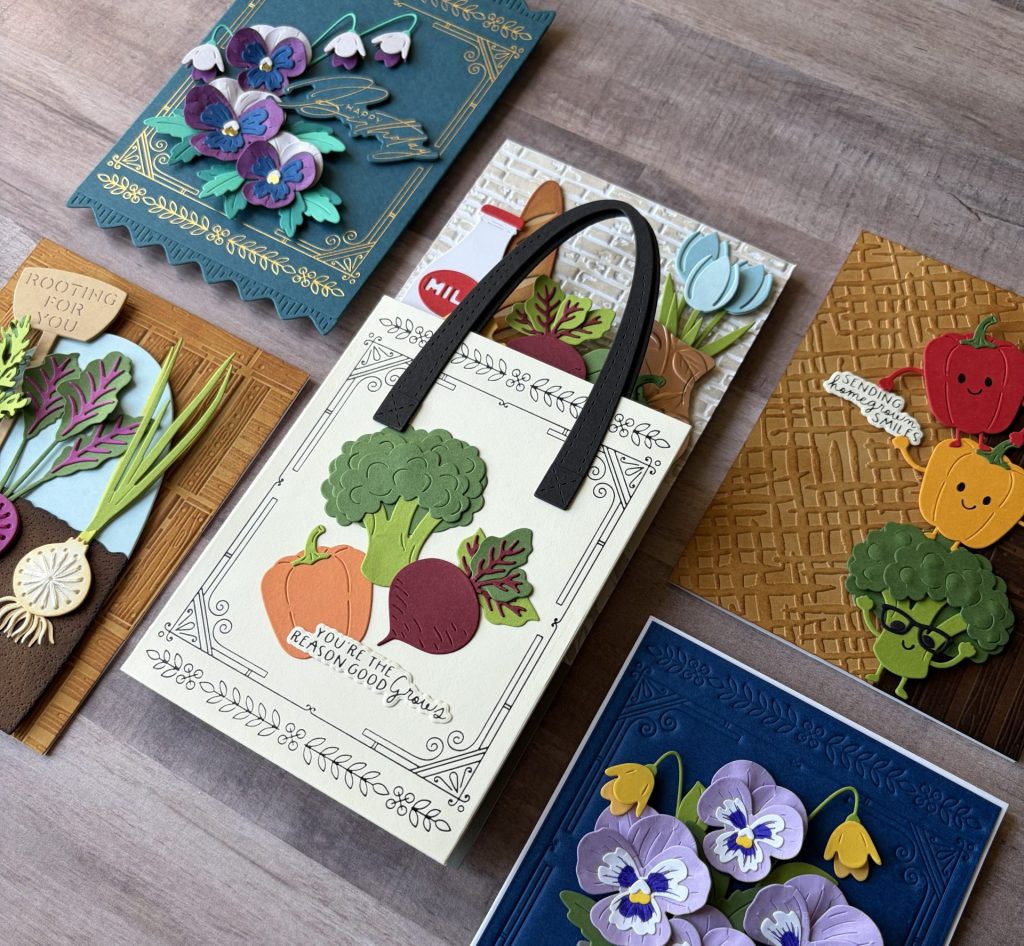 Spellbinders April Clubs - Farm to Craft Cards