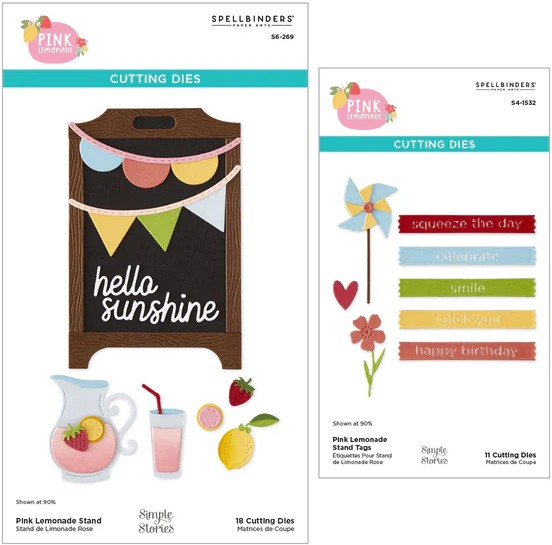 Pink Lemonade Stand Cutting Dies