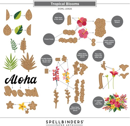 Tropical Blooms assembly instructions