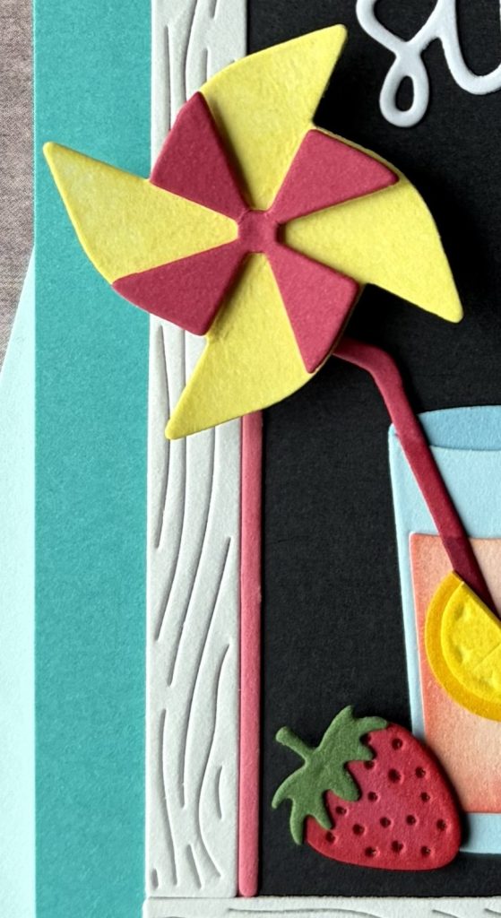 Pinwheel die-cuts
