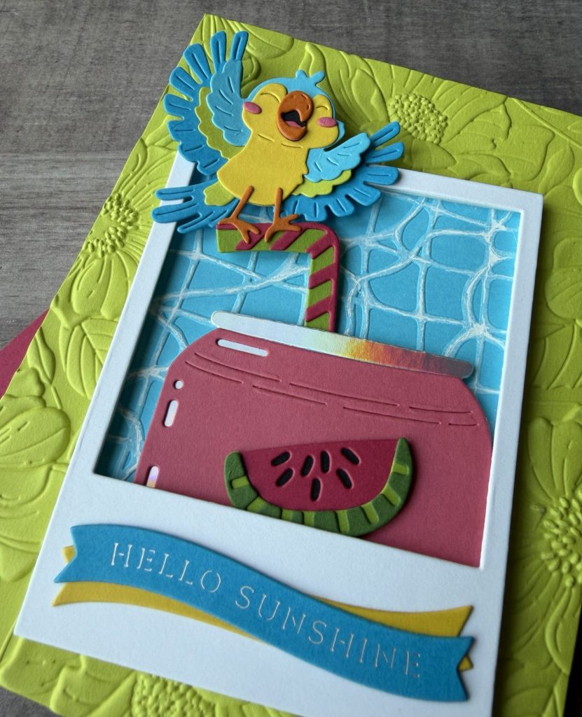 Spellbinders May Clubs - Hello Summer Card