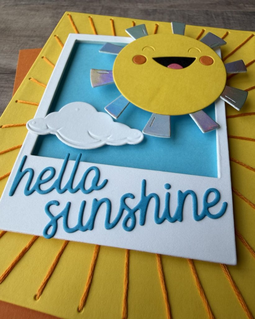 Spellbinders May Clubs - Hello Summer Card