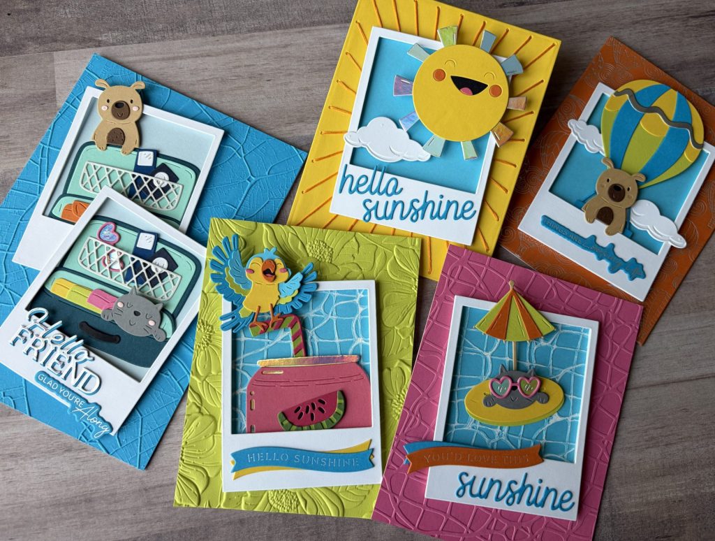 Spellbinders May Clubs - Hello Summer Cards