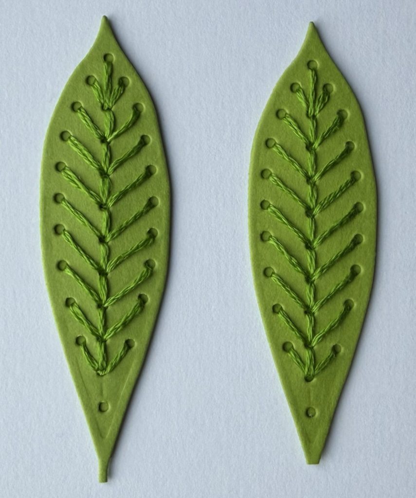 Stitched Leaves
