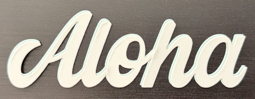 Tropical Blooms - Aloha die-cuts