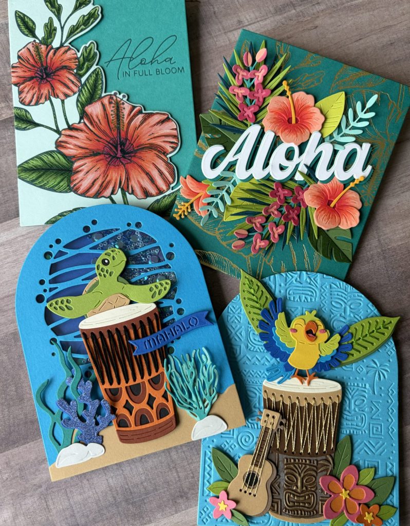 Spellbinders June Clubs Handmade Cards