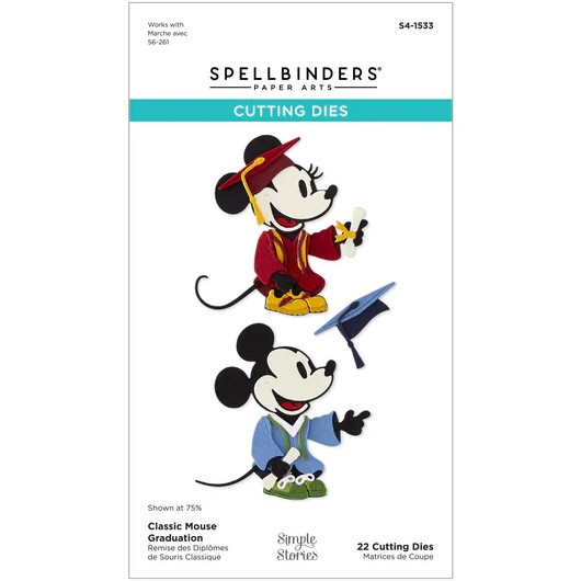 Classic Mouse Graduation Die Set