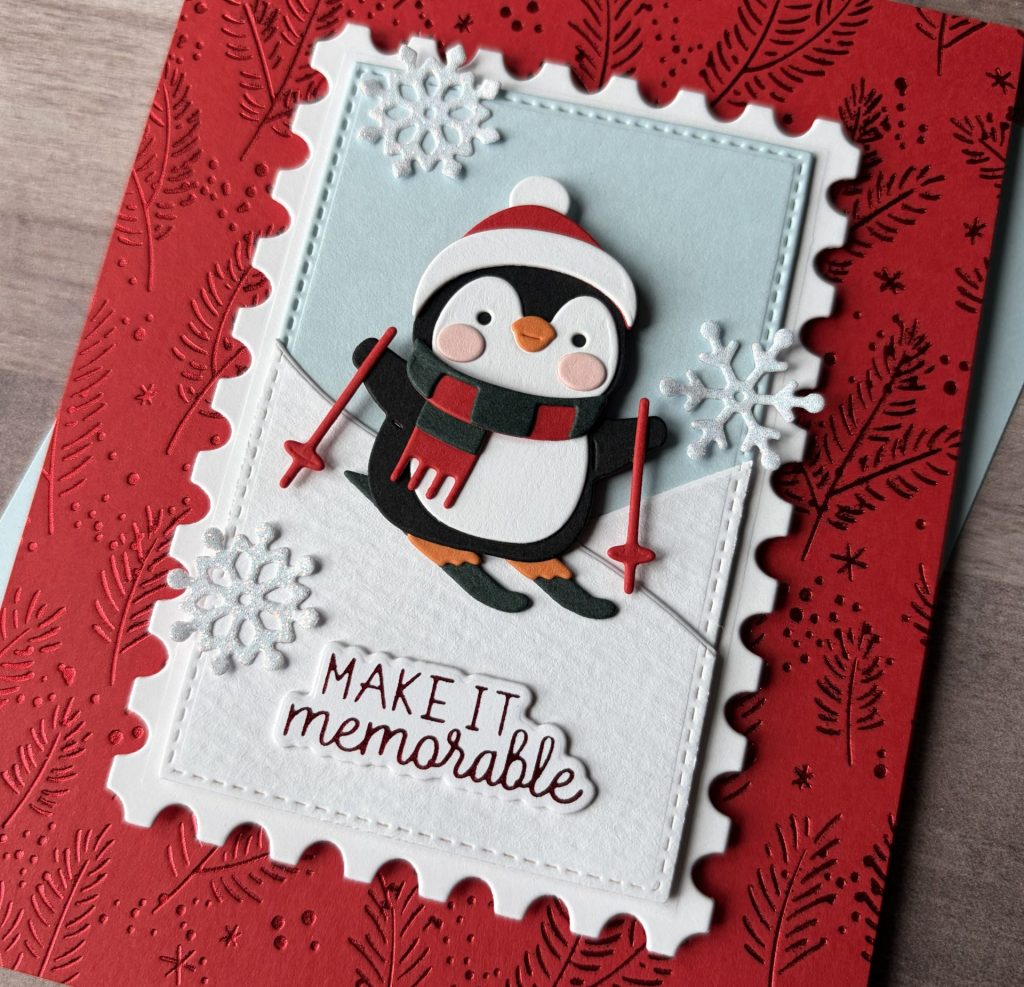 Spellbinders July Clubs - Festive Forest Holiday Card