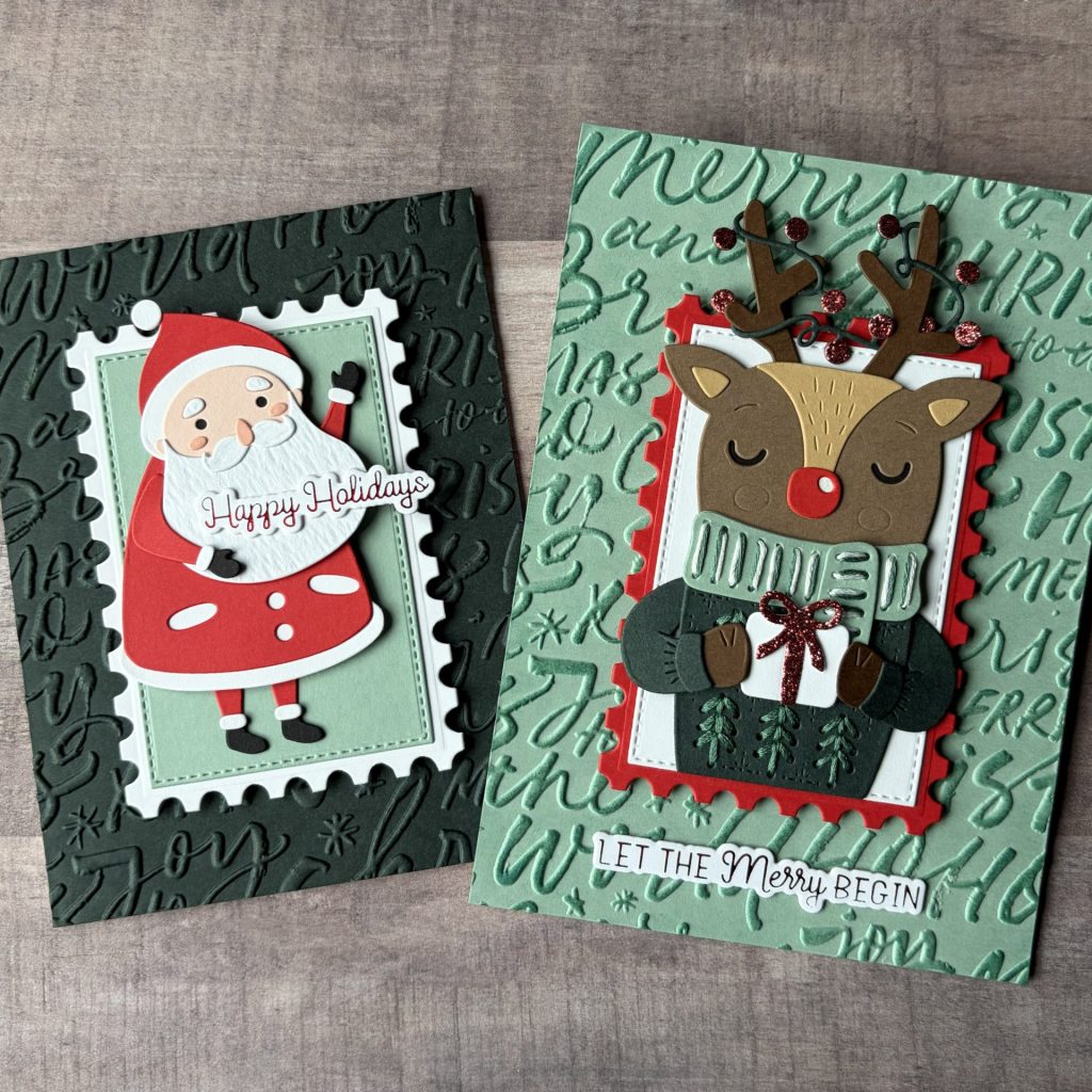 Spellbinders July Clubs - Festive Greetings Christmas Cards